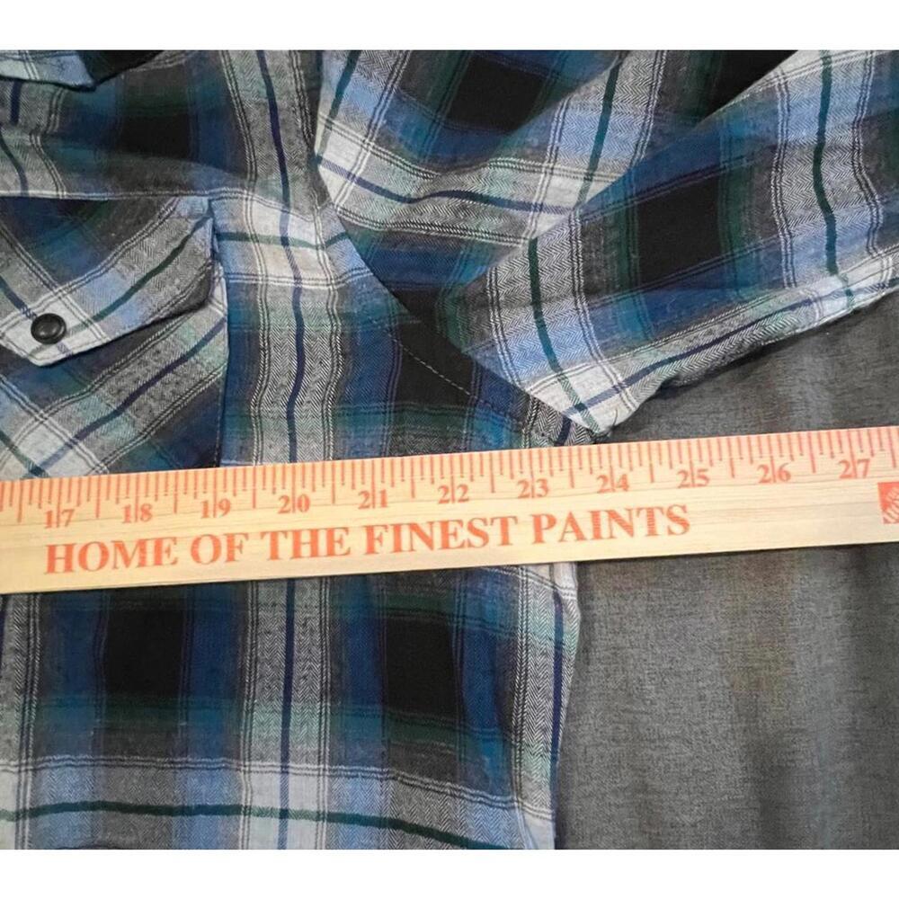 American Eagle Outfitters Slim Fit Plaid Button-Up Shirt XL - Picture 4 of 5